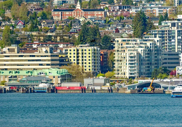 Vancouver British Columbia Mei 2023 Vancouver Een Bruisende Zeehaven Aan — Stockfoto