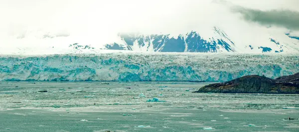Belleza Congelada Del Glaciar Hubbard Alaska — Foto de Stock