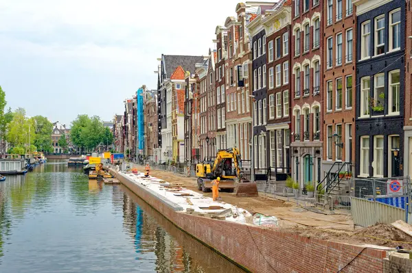 Amsterdam Nederland Augustus 2023 Amsterdam Hoofdstad Van Nederland Bekend Haar — Stockfoto