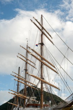 PHILIPSBURG, ST MAARTEN - 4 Aralık 2023: Sint Maarten Karayipler 'de Hollanda' nın kurucu bir ülkesidir ve Fransız Hint Adaları 'nın bir parçası olan Saint Martin ile birlikte bir adanın yarısını kaplar.