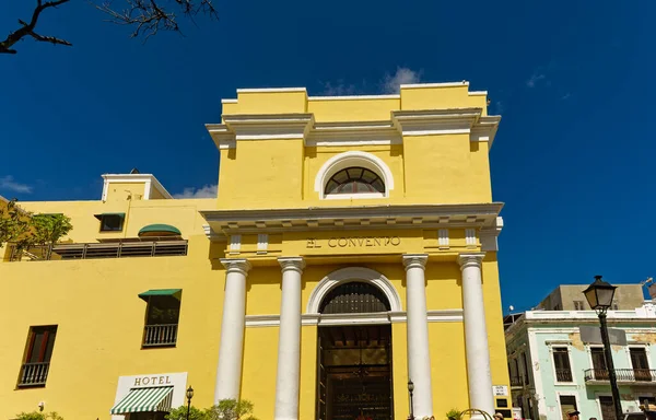 stock image SAN JUAN, PUERTO RICO - January 16, 2024: San Juan serves as a major tourist hub to the rest of the Caribbean. Not only from the Luis Munoz Marin International airport, but from the cruise ship port.