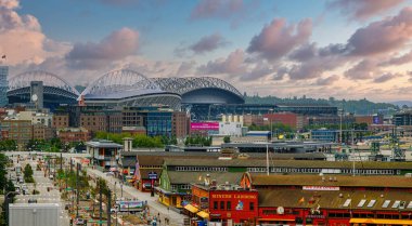 SEATTLE, WASHINGTON - July 3, 2023: In addition to technology, Seattle has a thriving tourism industry. Since the middle 90s, Seattle has experienced significant growth in the cruise industry. clipart