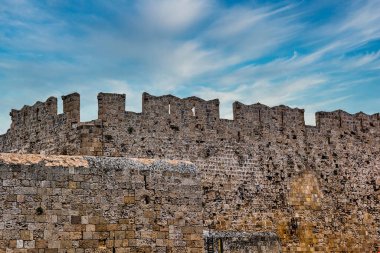 Rodos Etrafındaki Antik Duvarlar Yunanistan