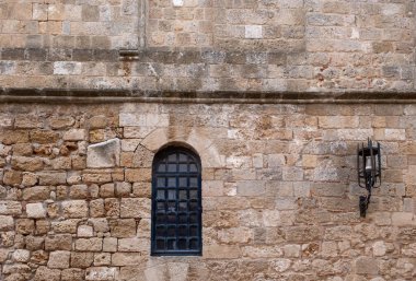 RHODES, GREECE - 20 Ekim 2024: Rodos 'taki Taş Kale