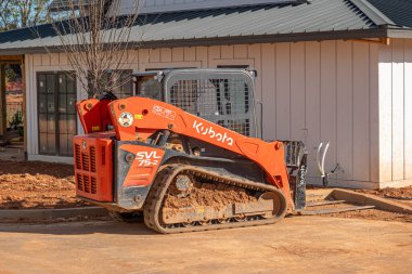 CUMING, GEORGIA - 24 Kasım 2024: 2025 'te yeni ev inşaatı özellikle 55 yaş üstü pazarlarda patlama yaşıyor