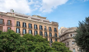 BARCELONA, İspanya - 26 Ekim 2024: Barcelona İspanya 'da Otel