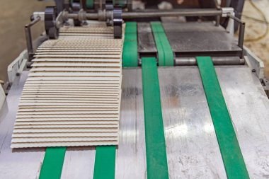 Katlanmış Sayfalar Kitap Üretim Çıkış Makinesiyle Taşıyıcı Kayışları