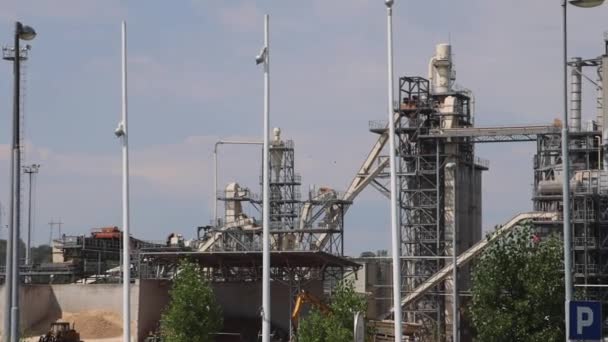 Λάποβο Σερβία Αυγούστου 2022 Ξύλινες Σανίδες Εργοστάσιο Κτίριο Kronospan International — Αρχείο Βίντεο