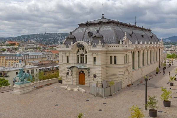 Budapest Ungarn Juli 2022 Nachstellung Des Historischen Gebäudes Der Königlichen — Stockfoto