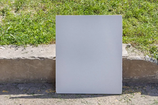 Ένα Τετράγωνο Κομμάτι Της Κατασκευής Πίνακα Μόνωσης — Φωτογραφία Αρχείου