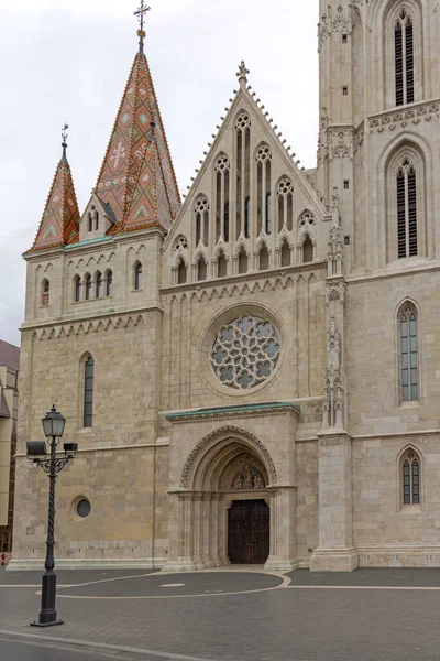 Koning Matthias Rooms Katholieke Kerk Boedapest Hongarije — Stockfoto