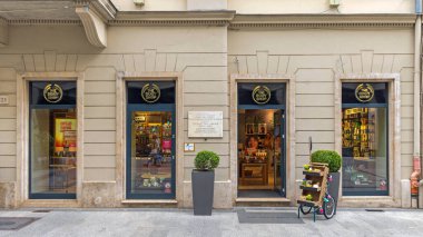 Budapest, Hungary - July 31, 2022: Cosmetics Store The Body Shop at Fashion Street in Capital City.