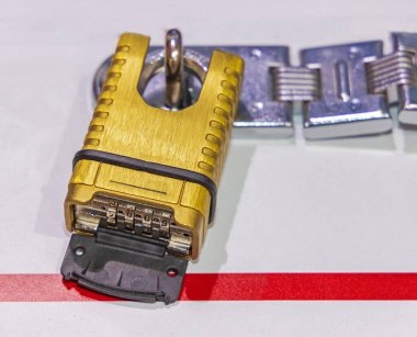 Kombinasyon Kilitli Güçlü Pirinç Metal Asma Kilit