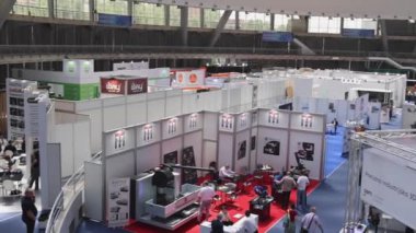 Belgrade, Serbia - May 24, 2022: Innovation Technology Industrial Exhibition International Technical Fair in Hall Panorama.