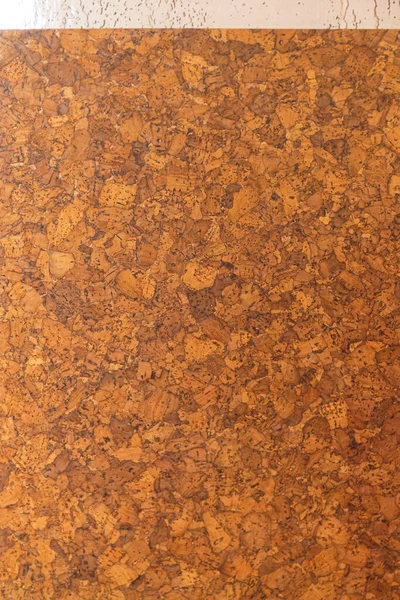 Naturale Marrone Scuro Sughero Texture Modello Sfondo — Foto Stock