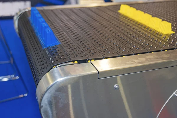 Système Convoyeur Plastique Pour Les Voitures Installation Lavage Automatique Voiture — Photo