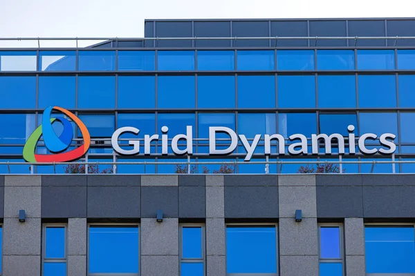 Belgrád Szerbia 2023 Március Vállalat Grid Dynamics Számítástechnikai Szolgáltatási Iroda — Stock Fotó