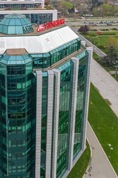 Белград Сербія Квітень 2023 Assicurazioni Generali Insurance Building Modern Office — стокове фото