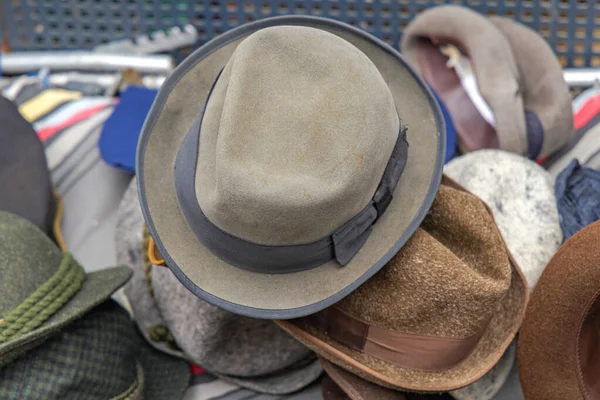 Sombreros Lana Invierno Moda Para Hombre Senior Style Mix —  Fotos de Stock
