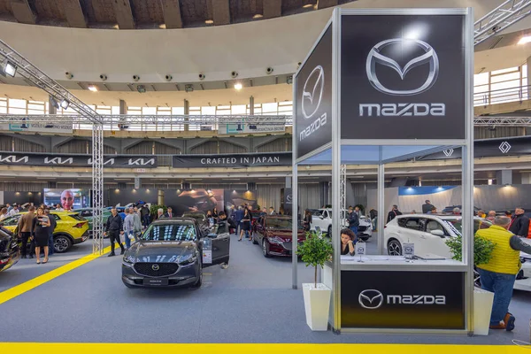 Belgrado Sérvia Março 2023 Japão Car Maker Mazda Expo Stand — Fotografia de Stock