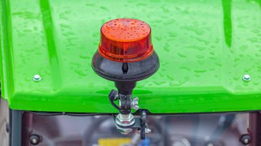 Kehribar Kubbe Yeşil Çatı Çatı Yağmuru 'nda Led Light