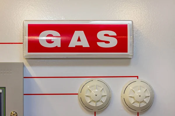 Gaz Uyarısı Sinyal Algılayıcı Algılayıcı Güvenliği Ekipmanı — Stok fotoğraf