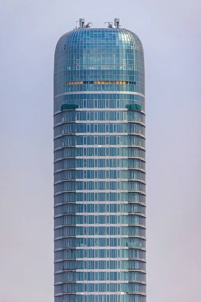 Bělehrad Srbsko Dubna 2023 Moderní Nový Mrakodrap Blue Glass Building — Stock fotografie