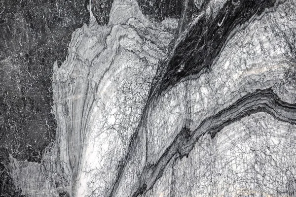 Luxus Italienischen Schwarzen Und Weißen Marmor Stein Platte Hintergrund — Stockfoto