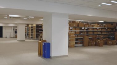 Alışveriş Gondolası Modüler Raflama Sistemi Yeni Büyük Perakende Mağazası Panoraması