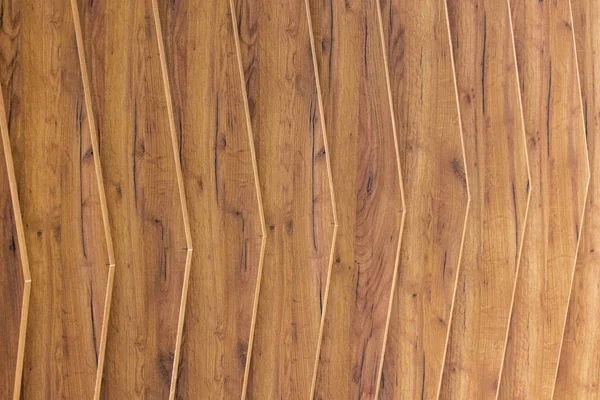 Modern Wooden Planks Wall Arrows Shape Chevron Office Background — Stock Photo, Image