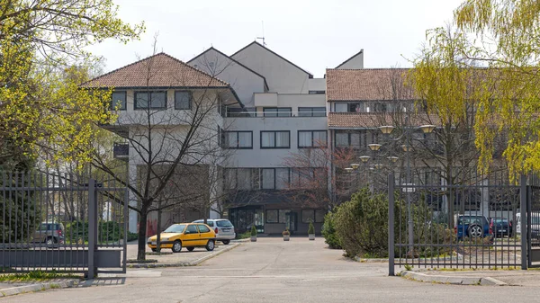 Mladenovac Serbien April 2020 Entré Till Selters Spa Rehabiliteringscenter — Stockfoto