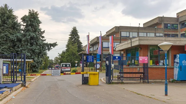 Kikinda Serbia Julio 2022 Puerta Entrada Edificio Del Hospital Salud — Foto de Stock