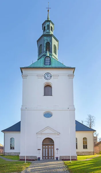 Fredrikstad Norway October 2016 Eastern Fredrikstad Church Tower Gamlebyen Old — Stock Photo, Image