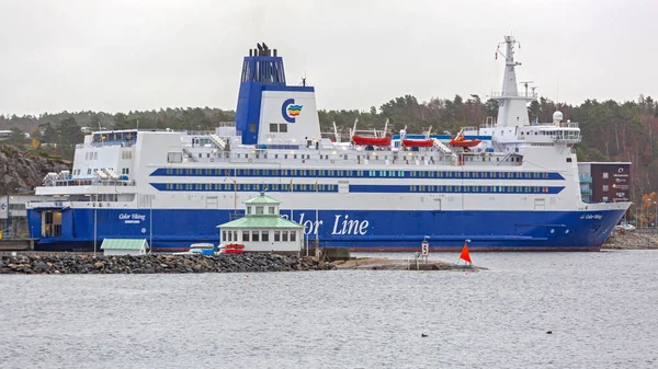 Stromstad Sverige November 2016 Viking Ferry Boat Color Line Sandefjord — Stockfoto