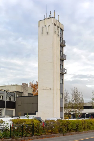 Estación Bomberos Torre Fredrikstad Noruega —  Fotos de Stock