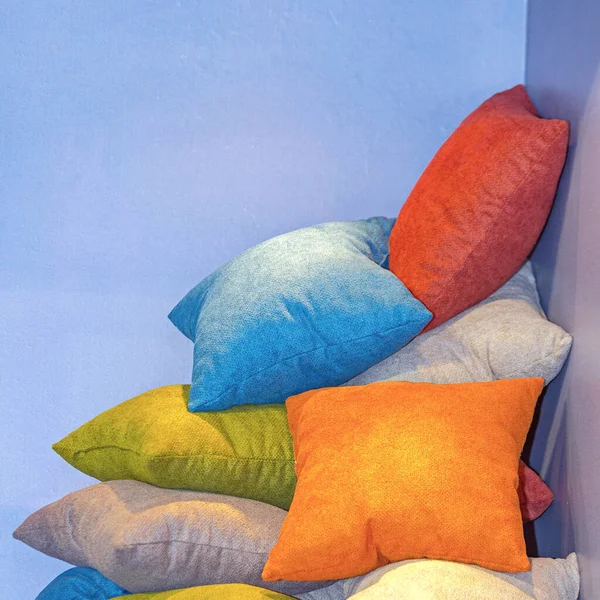 Gran Ramo Almohadas Cojín Suave Colorido Decoración Para Hogar —  Fotos de Stock