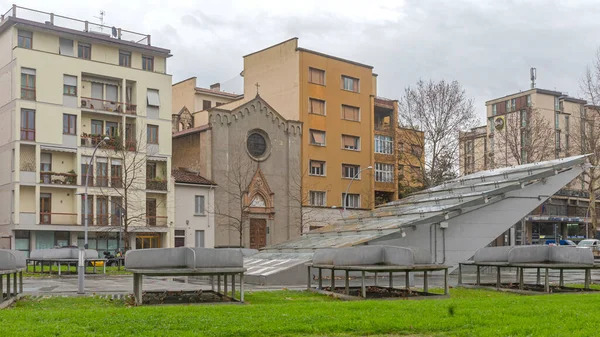 피렌체 이탈리아 2018 Church Saint Mary Angels Building Giovanni Amendola — 스톡 사진