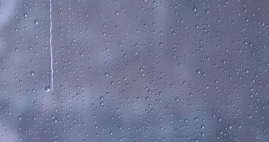 Yağmur Damlaları Yağışlı Pencere Soyut Hava Durumu