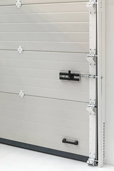 Locked Pin Garage Door Lock Interior View Home Safety — Stock Photo, Image