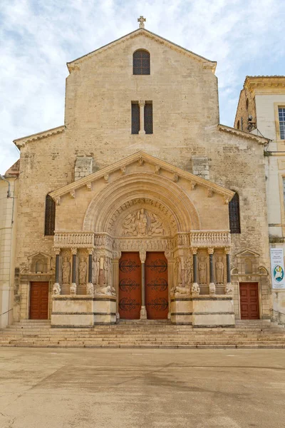 Arles Francia Gennaio 2016 Chiesa Cattolica Romana Edificio Eglise Sainte — Foto Stock