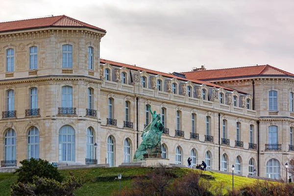 Marsylia Francja Stycznia 2016 Budynek Pałacu Napoleona Zabytek Kultury Palais — Zdjęcie stockowe