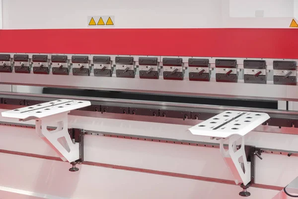 Cnc Abkantpresse Maschine Fabrik Produktion Werkstatt Ausrüstung — Stockfoto