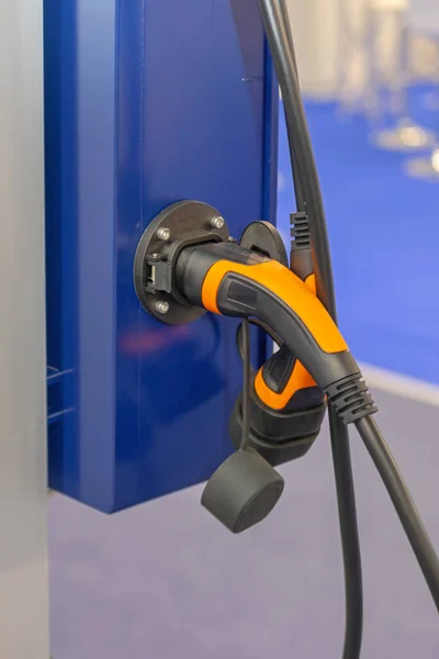Electric Vehicle Plug Fast Charging Power Equipment — Stock Photo, Image