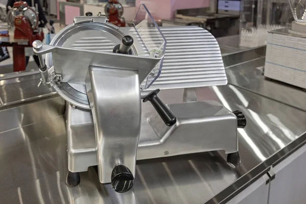 Commerciële Vleessnijder Electric Deli Food Slicer Machines — Stockfoto