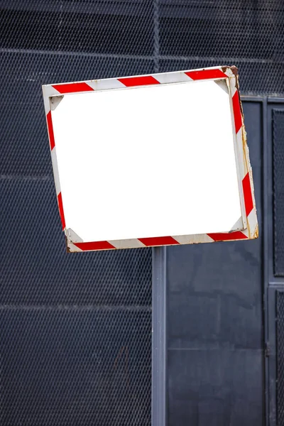 Wide Angle Square Shape Traffic Mirror Safety Device — Stock Photo, Image