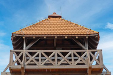 Gözlem Güvertesi Ahşap Kulesi Çatı Yapısı Landmark