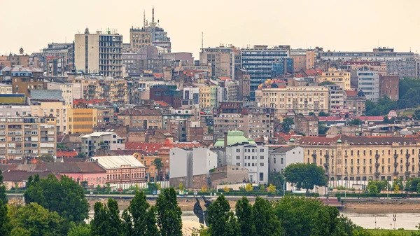 Old Belgrade Sérvia Cityscape Skyline Dia Verão — Fotografia de Stock