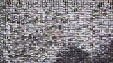 Disko Kulübü Eğlence Partisindeki Metalik Gümüş Aynalar Arkaplan Duvarı Modeli