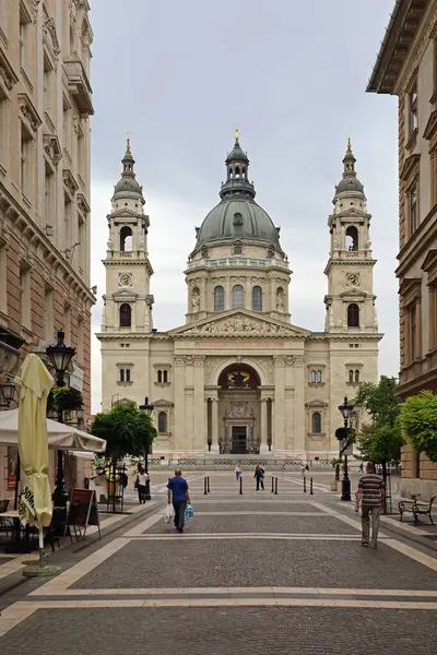 Βουδαπέστη Ουγγαρία Ιουλίου 2015 Άγιος Στέφανος Ρωμαιοκαθολικός Καθεδρικός Ναός Ορόσημο — Φωτογραφία Αρχείου