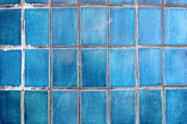 Eski Seramik Solmuş Mavi Döşemeler Duvarı Avusturya Duvarı Arkaplanı